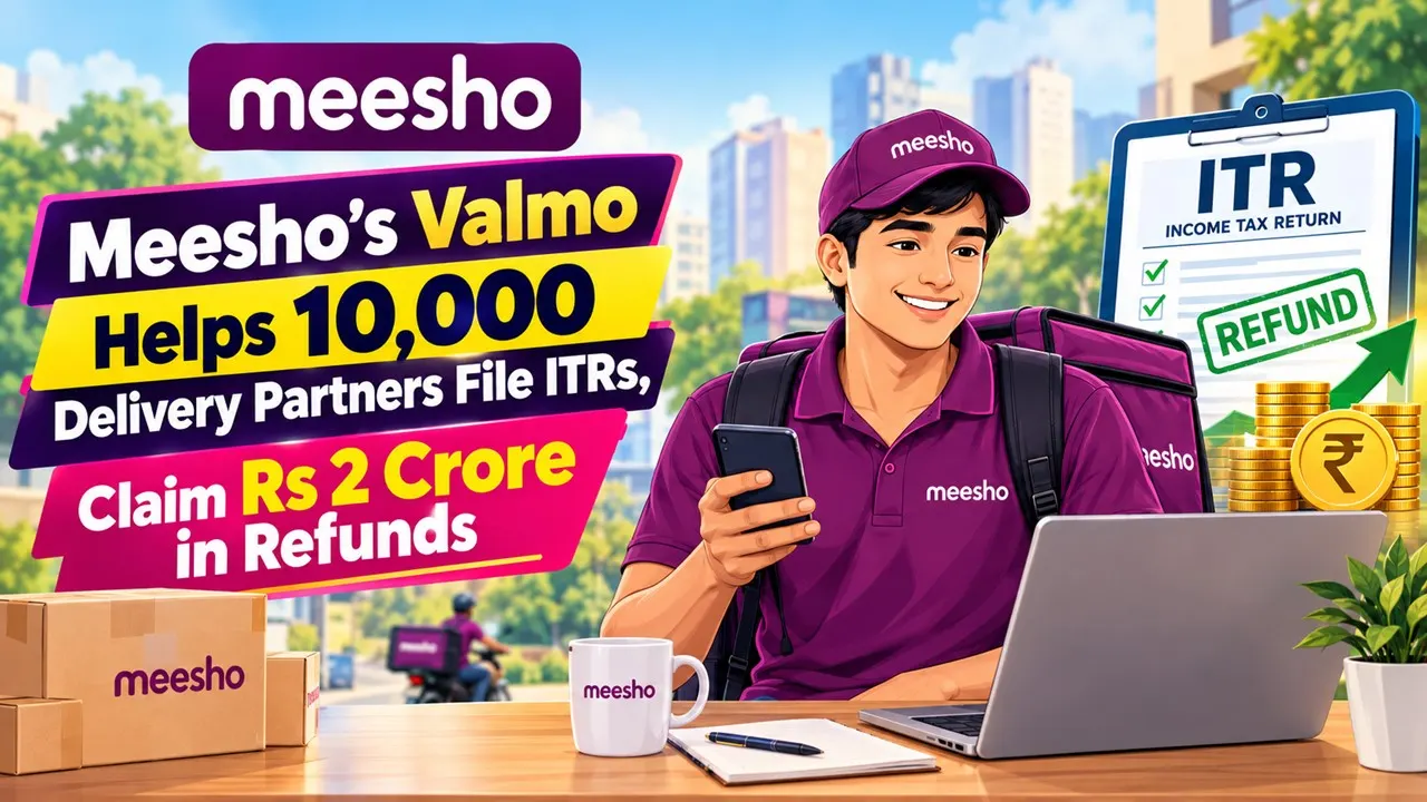 Meesho’s Valmo Helps 10,000 Delivery Partners File ITRs, Claim Rs 2 Crore in Refunds