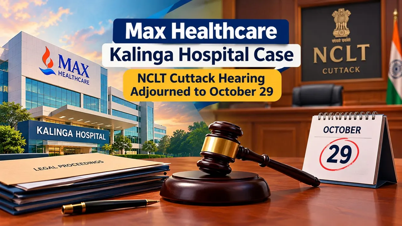 Max Healthcare Kalinga Hospital Case: NCLT Cuttack Hearing Adjourned to October 29