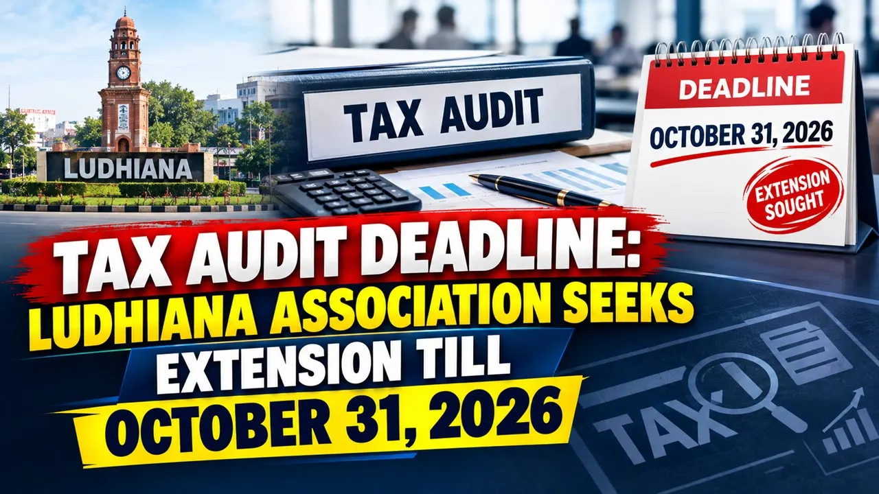 Tax Audit Deadline: Ludhiana Association Seeks Extension Till October 31, 2026