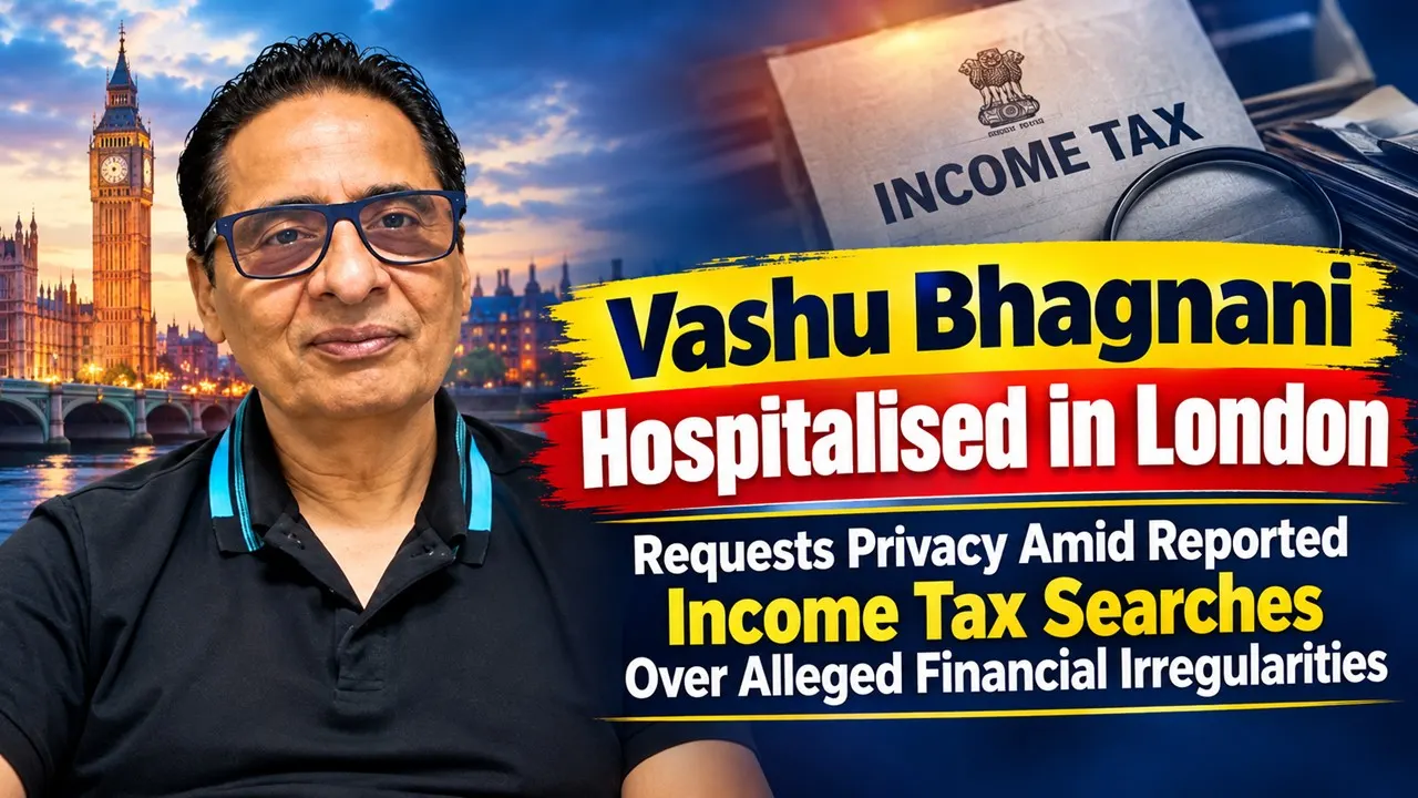 Vashu Bhagnani Hospitalised in London, Requests Privacy Amid Reported Income Tax Searches Over Alleged Financial Irregularities