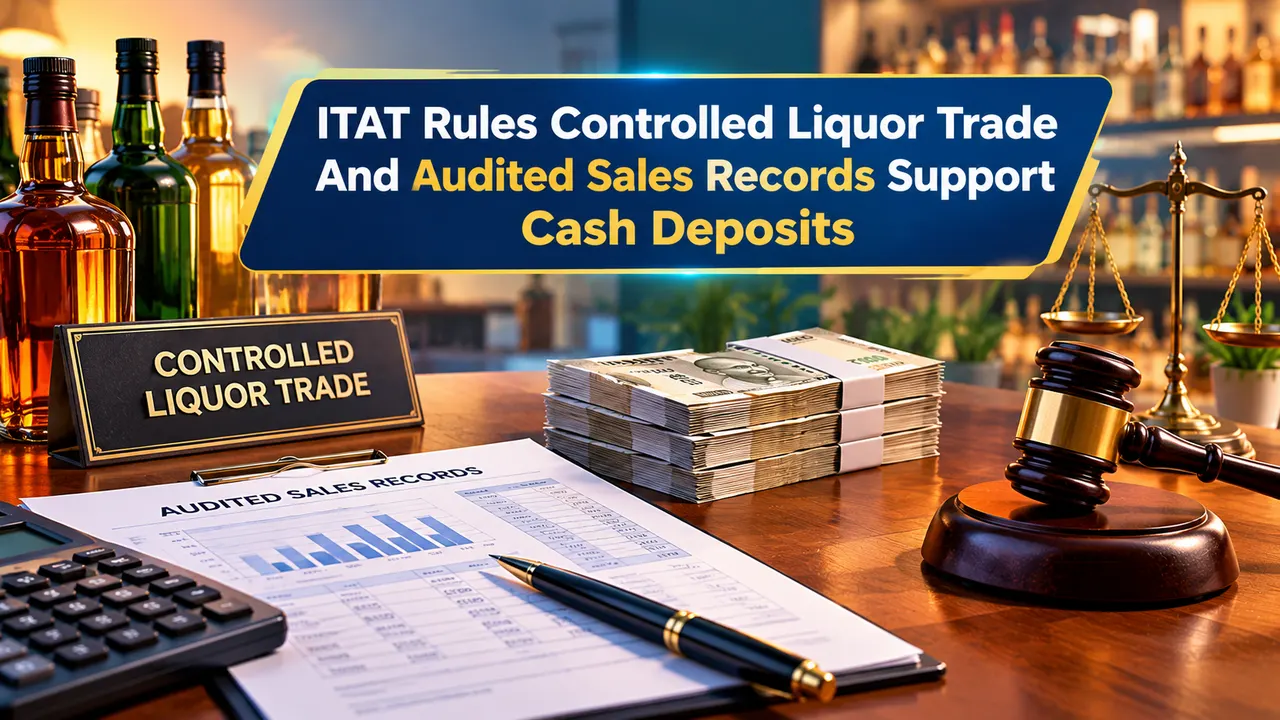 ITAT Rules Controlled Liquor Trade And Audited Sales Records Support Cash Deposits 
