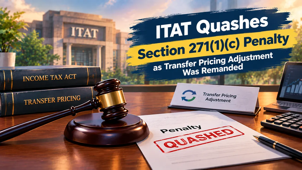 ITAT Quashes Section 271(1)(c) Penalty as Transfer Pricing Adjustment Was Remanded