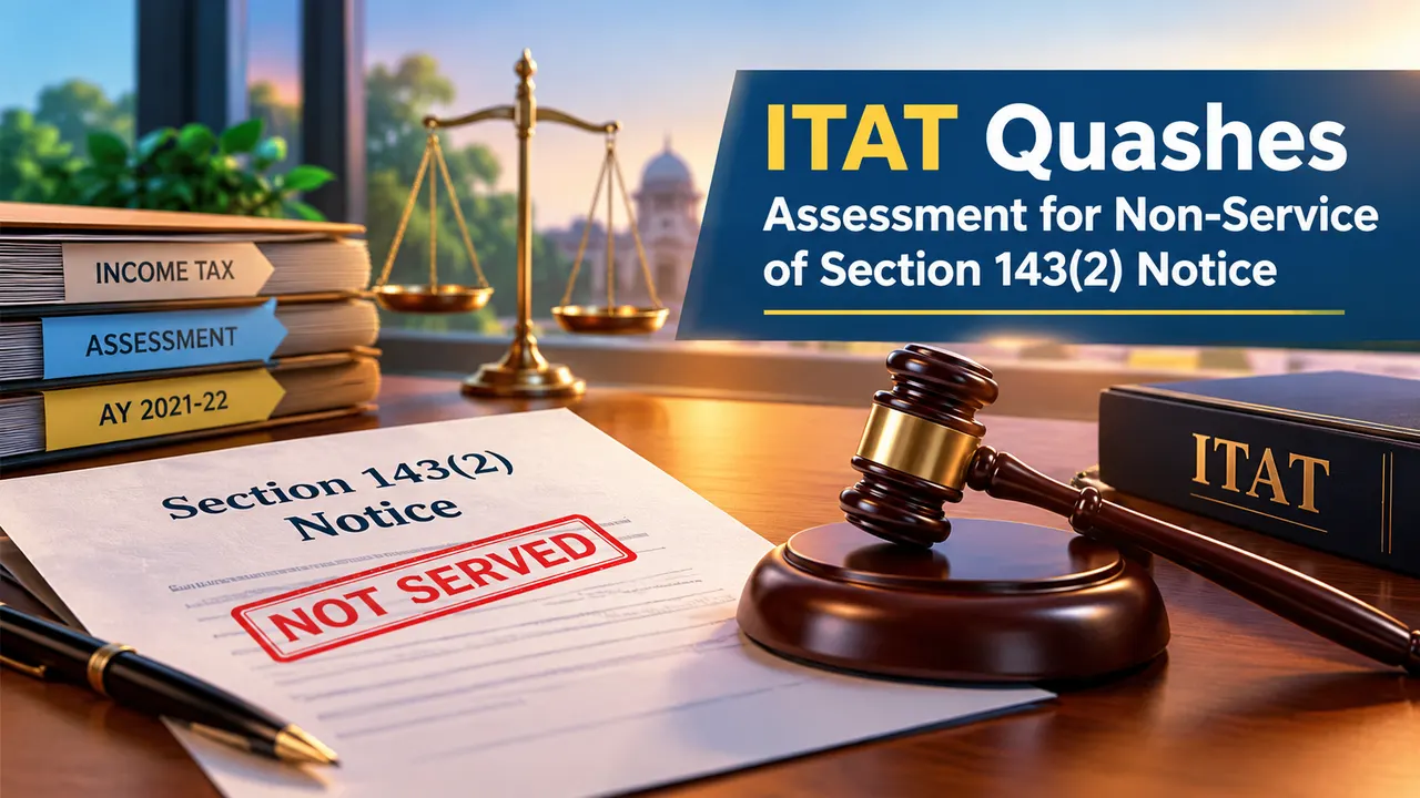 ITAT Quashes Assessment for Non-Service of Section 143(2) Notice 
