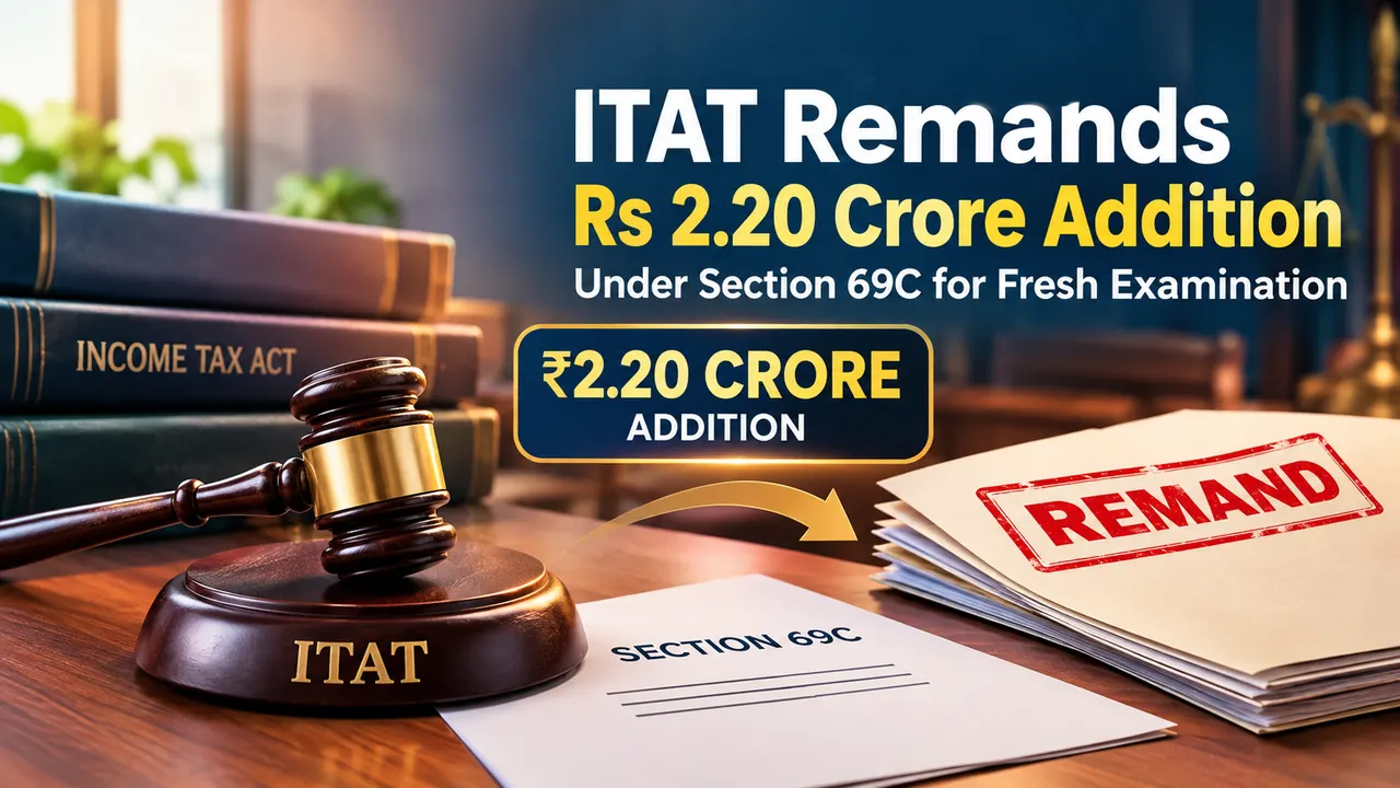 ITAT Remands Rs 2.20 Crore Addition Under Section 69C for Fresh Examination