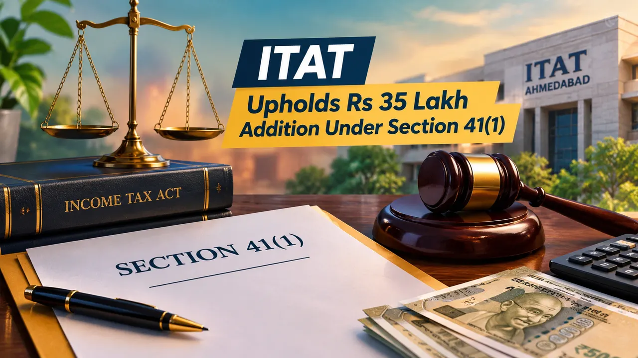 ITAT Upholds Rs 35 Lakh Addition Under Section 41(1) 