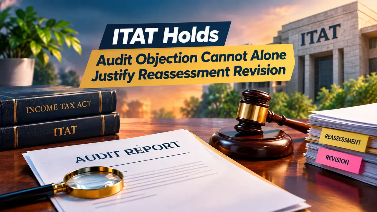 ITAT Holds Audit Objection Cannot Alone Justify Reassessment Revision