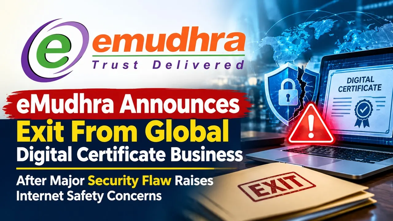 eMudhra Announces Exit From Global Digital Certificate Business After Major Security Flaw Raises Internet Safety Concerns