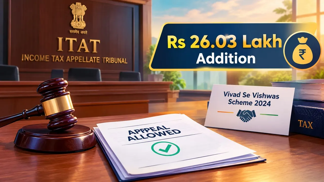 ITAT Allows Appeal Over Rs 26.03 Lakh Addition After Assessee Settles Tax Dispute Under Vivad Se Vishwas Scheme 2024