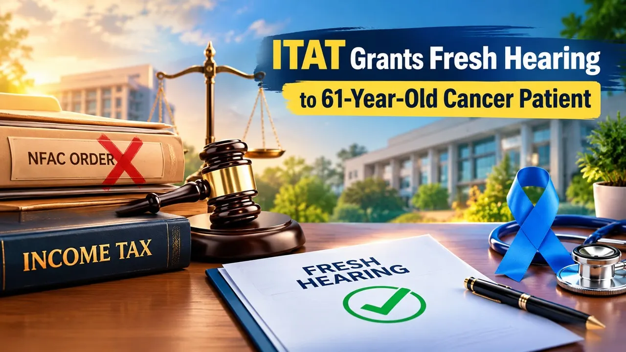 ITAT Grants Fresh Hearing to 61-Year-Old Cancer Patient, Sets Aside NFAC Order and Restores Income Tax Case to Assessing Officer