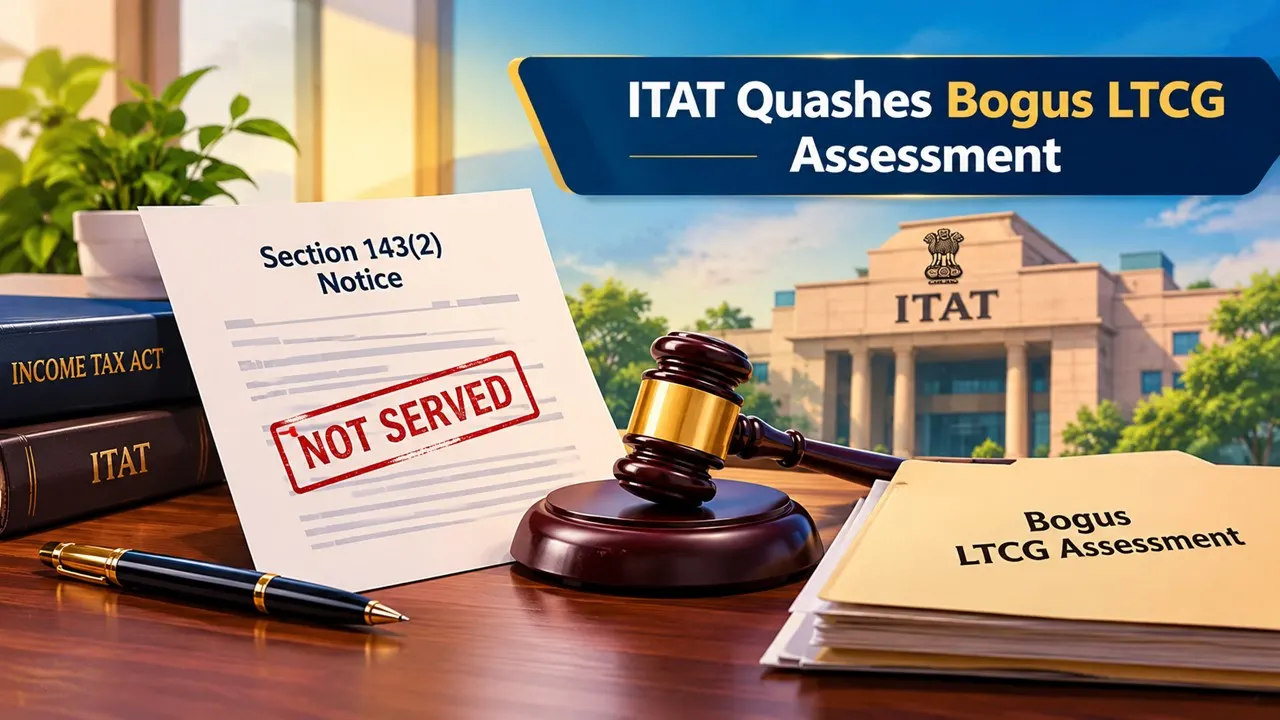 ITAT Quashes Bogus LTCG Assessment for Non-Service of Mandatory Section 143(2) Notice