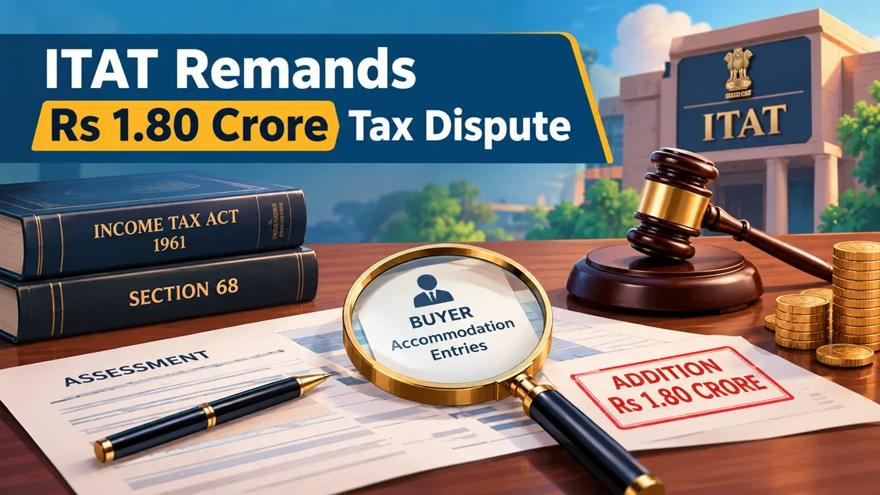 ITAT Remands Rs 1.80 Crore Tax Dispute, Says Buyer’s Alleged Accommodation Entries Cannot Alone Trigger Section 68 Addition