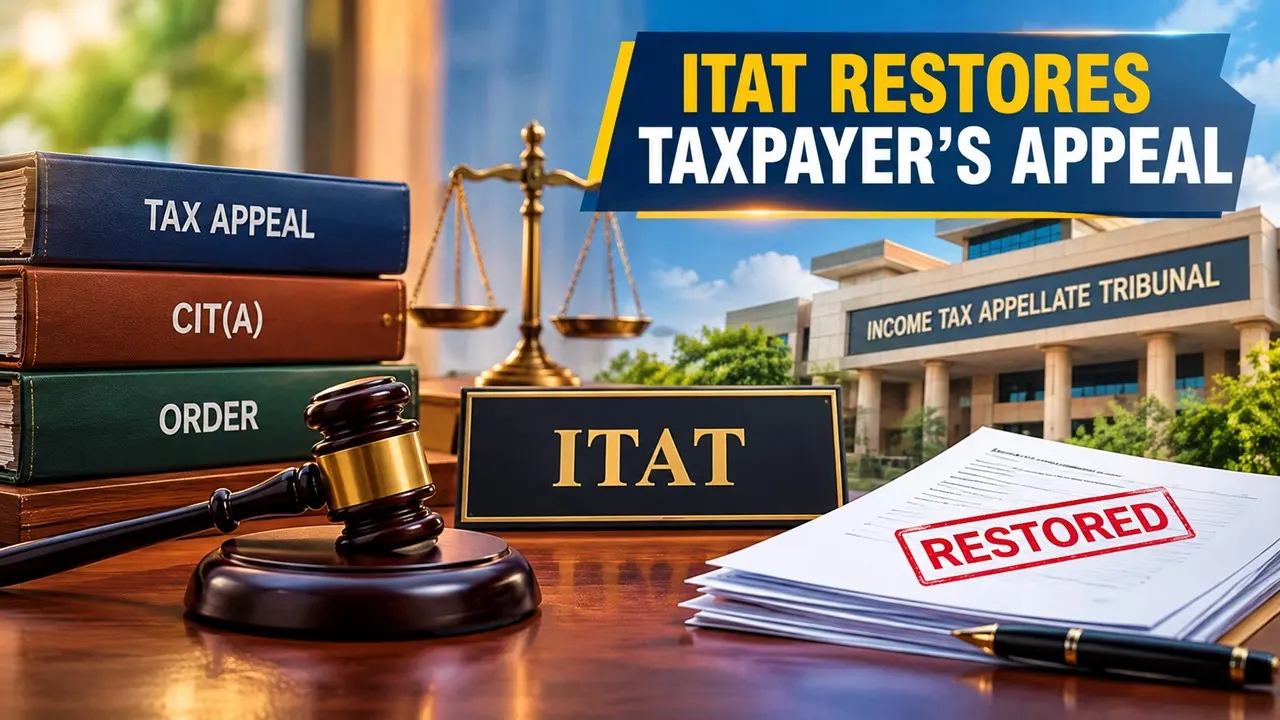 ITAT Restores Taxpayer's Appeal In Interest of Natural Justice After CIT(A)'s Failure to Decide Appeal on Merits