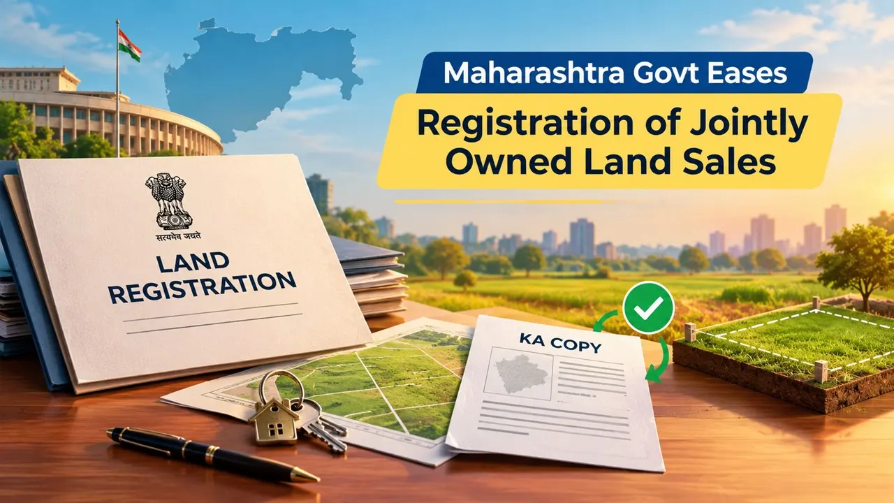 Maharashtra Govt Eases Registration of Jointly Owned Land Sales, ‘KA’ Copy Can Replace Co-Owners’ NOC