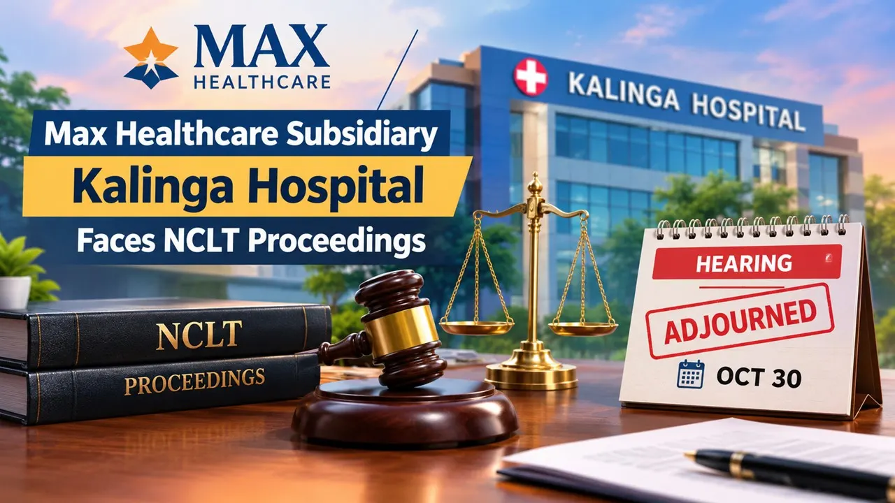 Max Healthcare Subsidiary Kalinga Hospital Faces NCLT Proceedings; Hearing Adjourned to October 30