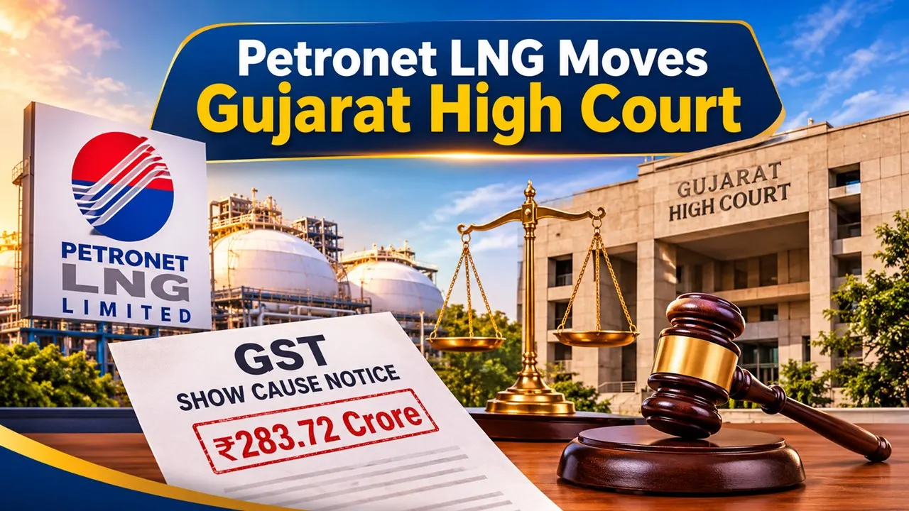 Petronet LNG Moves Gujarat High Court Challenging Rs 283.72 Crore GST Show Cause Notice on Use or Pay Charges