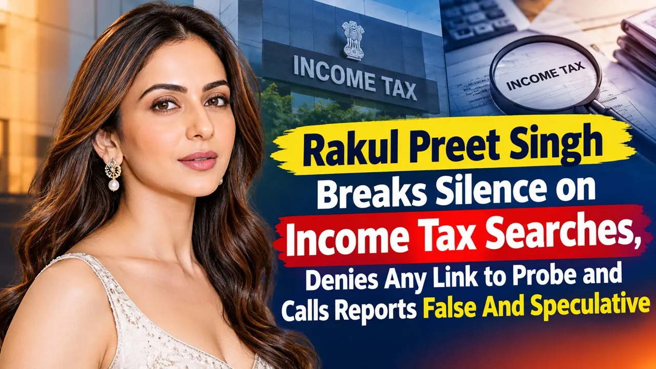 Rakul Preet Singh Breaks Silence on Income Tax Searches, Denies Any Link to Probe and Calls Reports False And Speculative
