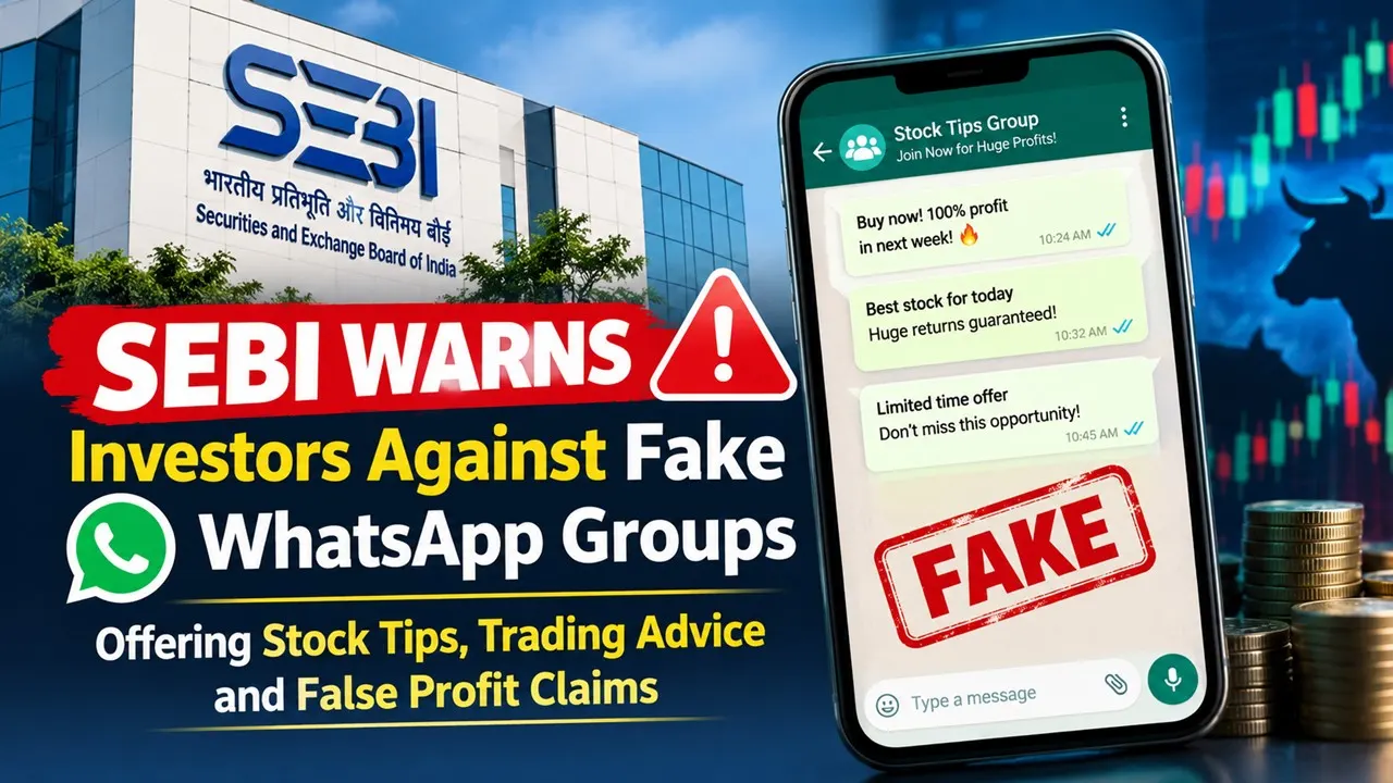 SEBI Warns Investors Against Fake WhatsApp Groups Offering Stock Tips, Trading Advice and False Profit Claims