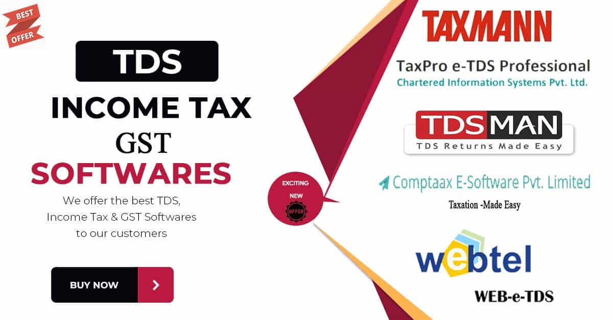 Listof best TDS &amp; Income Tax Return Filing Softwares