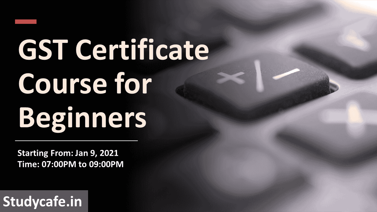 Online GST Certification Course for Beginners