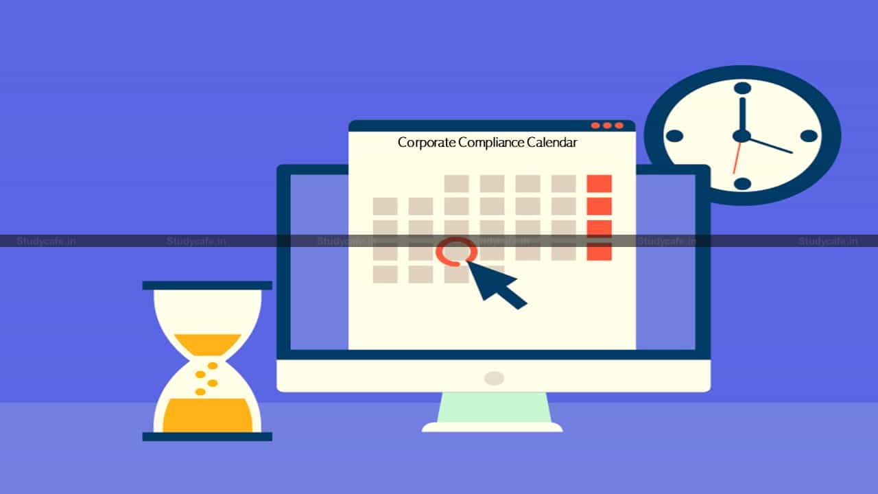 Corporate Compliance Calendar March, 2021