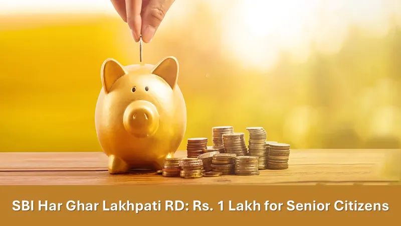 SBI Har Ghar Lakhpati RD: Monthly Investment Plan for Senior Citizens to Earn Rs. 1 Lakh