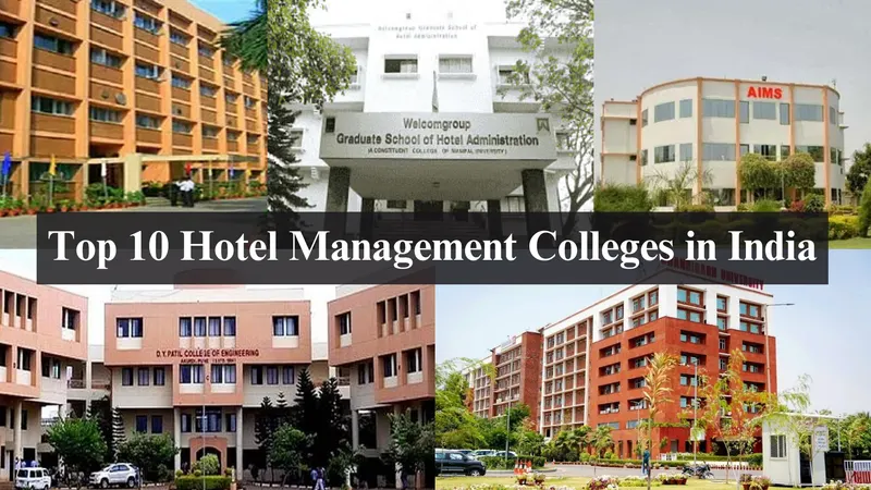 Top 10 Hotel Management Colleges in India