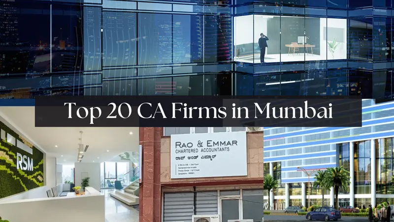 Top 20 CA Firms in Mumbai for Articleship
