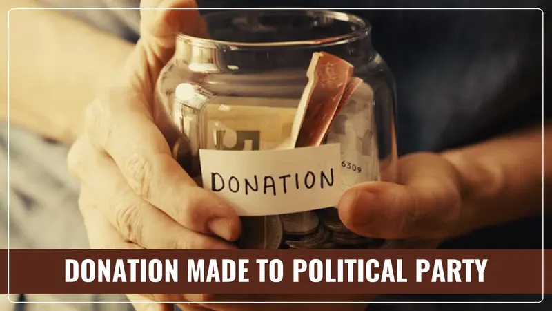 Income Tax sends Warning to Salaried Taxpayers who made donations to political parties