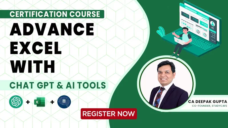 Join Advance Excel with Chat GPT and AI Certification Course