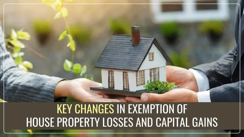 Income Tax Bill 2025: Key Changes in House Property Losses and Capital Gains Exemption