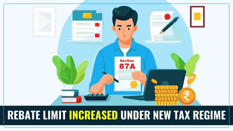 Union Budget 2025: Rebate Limit enhanced to Rs.60000 under New Tax Regime