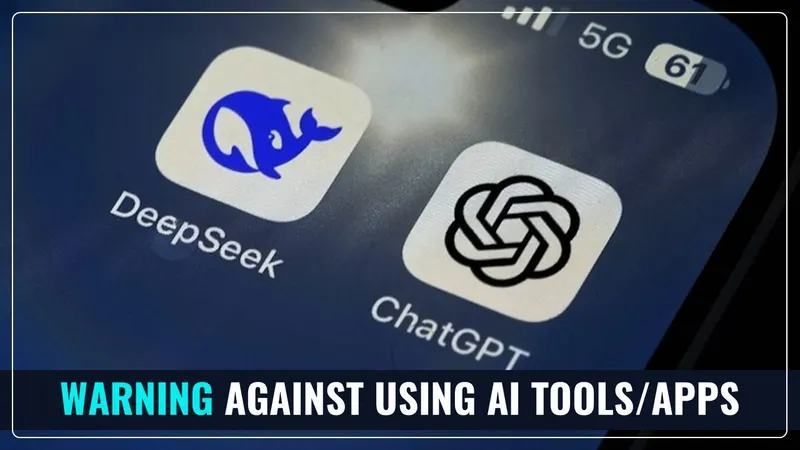 MoF issues warning against using AI tools/apps in Office Devices