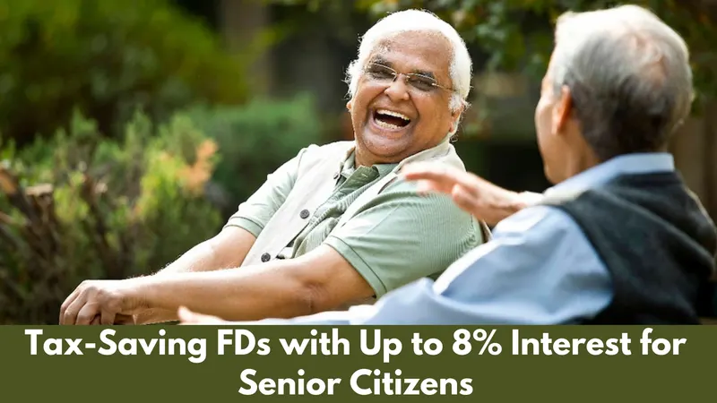 Tax-Saving FDs with Up to 8% Interest: Check Banks Offering the Best Rates for Senior Citizens