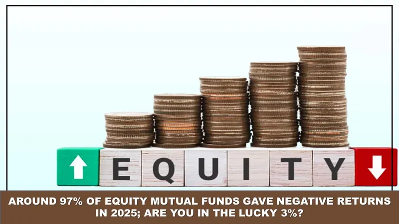 Around 97% of Equity Mutual Funds Gave Negative Returns in 2025; Are You in the Lucky 3%?