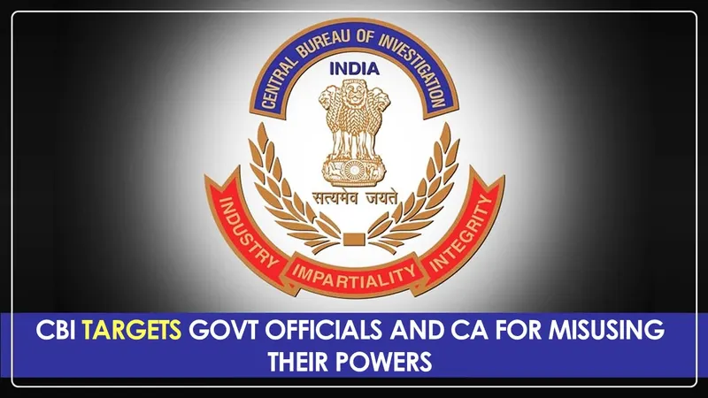 CBI targets errant Income Tax, GST Officials and CA for Misusing their Powers