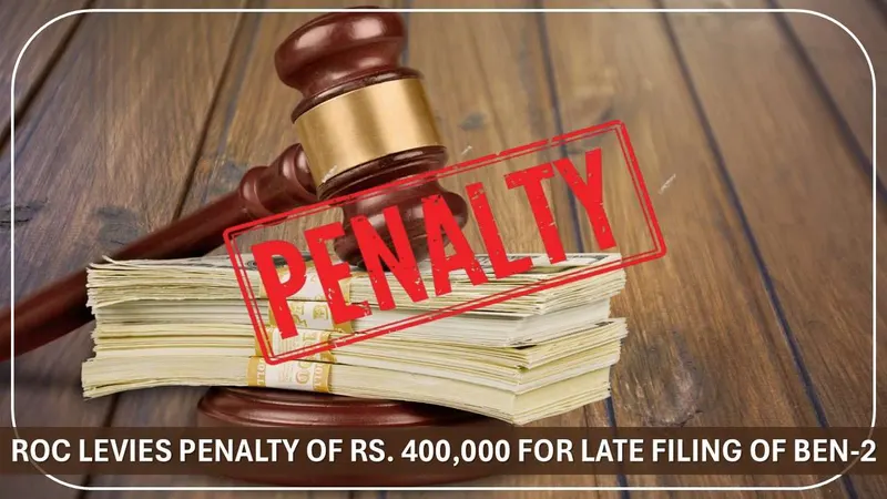 ROC Levies Penalty of Rs. 400,000 for Late Filing of Ben-2