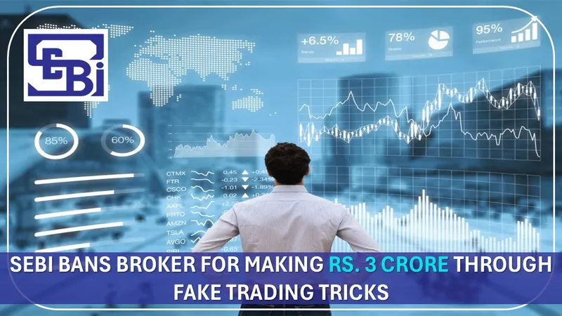 SEBI Bans Broker for Making Rs. 3 crore Through Fake Trading Tricks