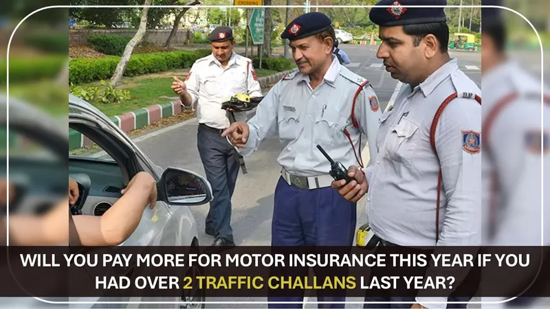 More than 2 Traffic challans may invite more Motor Insurance Premium soon: Know more