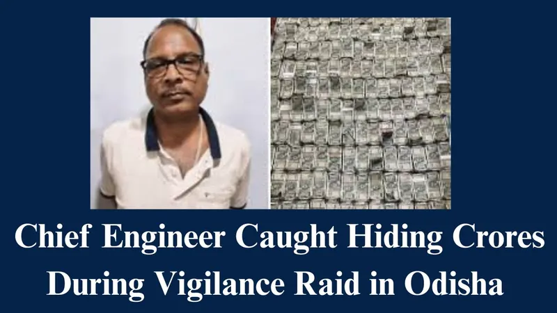 Chief Engineer Caught Hiding Crores During Vigilance Raid in Odisha