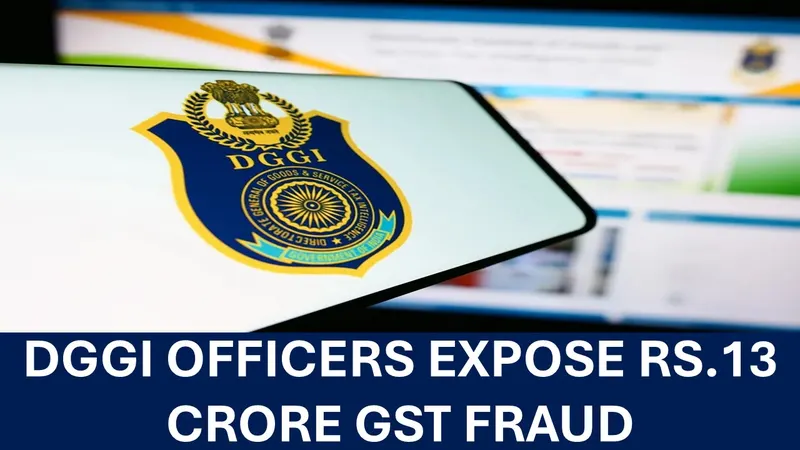 DGGI Officers Expose Rs. 13 Crore GST Fraud by 3 Companies in Different States
