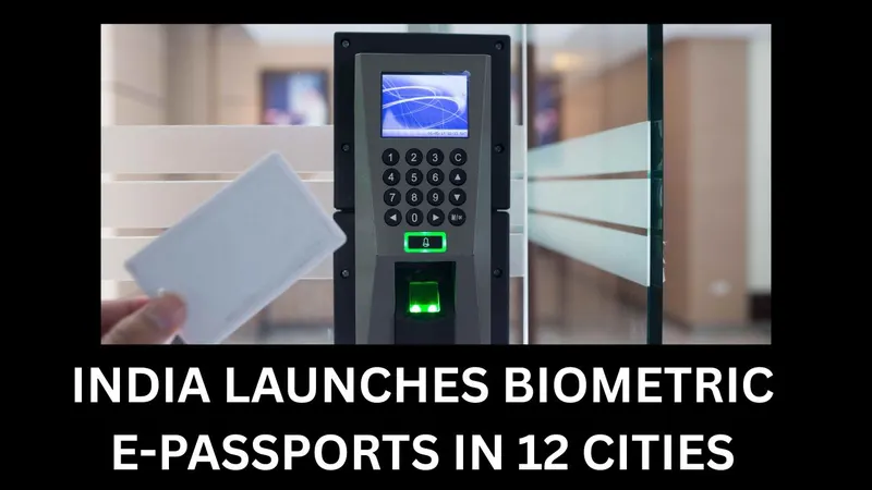 India Launches Biometric E-Passports in 12 Cities