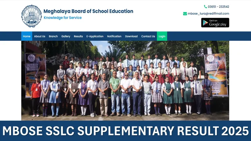 MBOSE SSLC Supplementary 2025: Result Booklet Released at mbose.in, Know Steps to Download