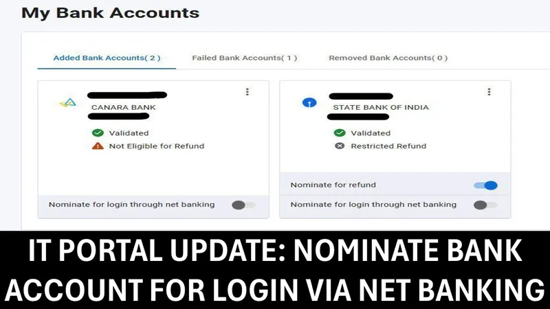 Income Tax Portal Update: Know More