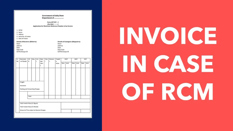 GST: When to Raise Tax Invoice or Self Invoice in case of RCM Service Transactions