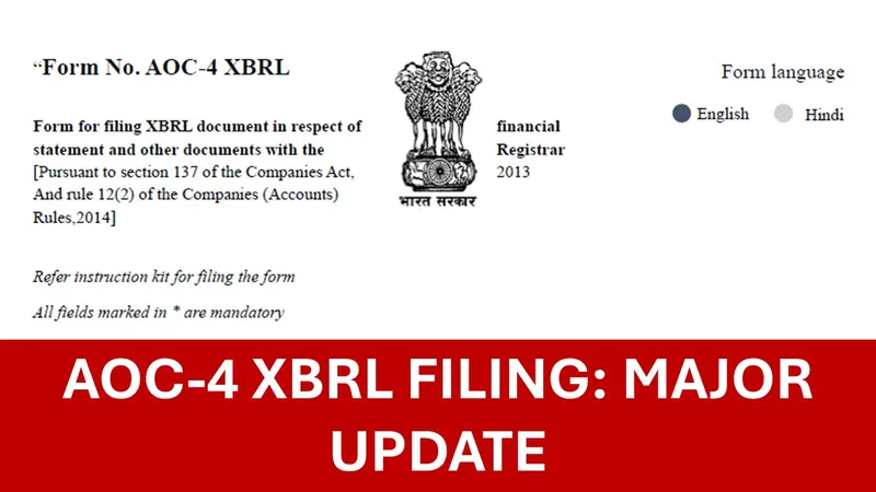 Company Annual filing 2025: Signed PDF Financials Now Required with AOC-4 XBRL Filing