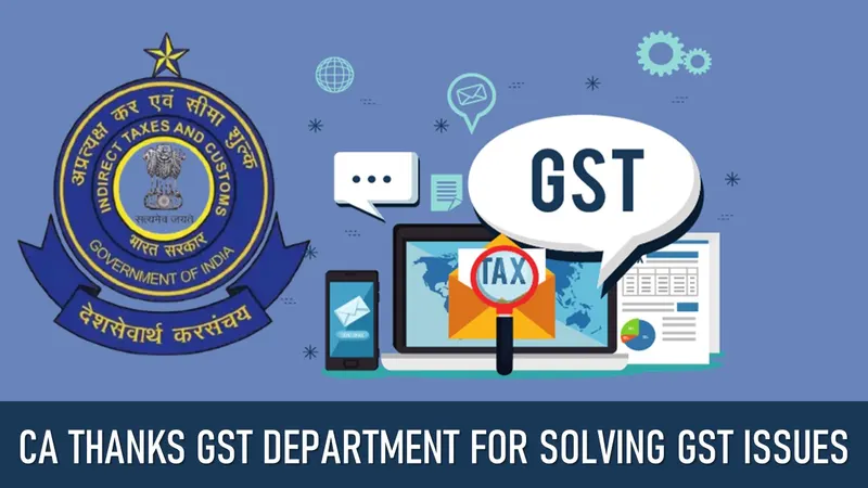 Facing GST Registration Issues? See How CGST helping Taxpayers for GST Registration after Viral post of CA; later CA Thanked FM