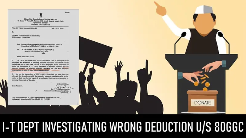 Salary Class in Trouble Over Fake 80GGC Claims: Income Tax Dept Flags Employees, Alerts Employers