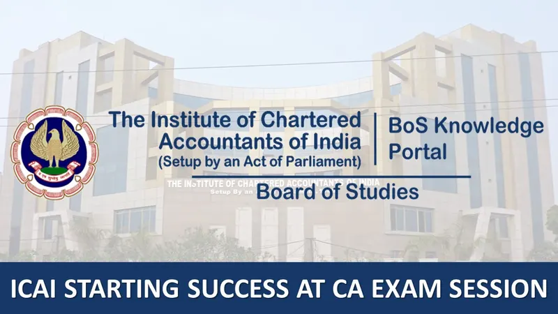 ICAI Launches ‘Success at CA Exam’ Session to Boost Student Preparation