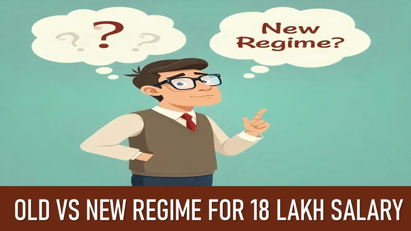 How to Save Tax on Rs. 18 Lakh Salary in FY26: Old vs New Tax Regime Comparison