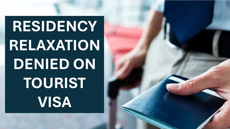 ITAT denies residency relaxation for business stay on tourist VISA